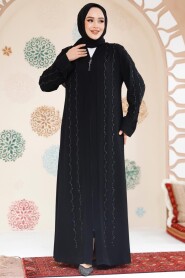 Modest Black Abaya For Women 29113S 