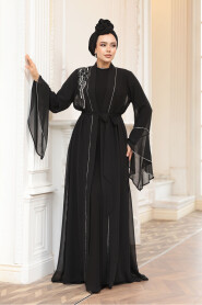 Modest Black Bridesmaid Dress 25905S - 2