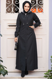 Modest Black Coat 62091S - 2