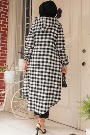 Modest Black Coat 72101S - 3