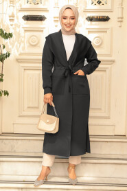 Modest Black Coat 72112S - 2