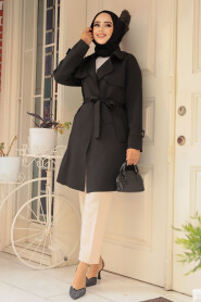 Modest Black Coat 72131S - 2