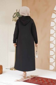 Modest Black Coat 72231S - 4