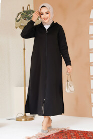 Modest Black Coat 72231S - 2