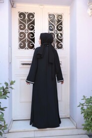 Modest Black Dress Dual Suit 76852S - 3