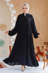 Modest Black Dress For Women 20612S 