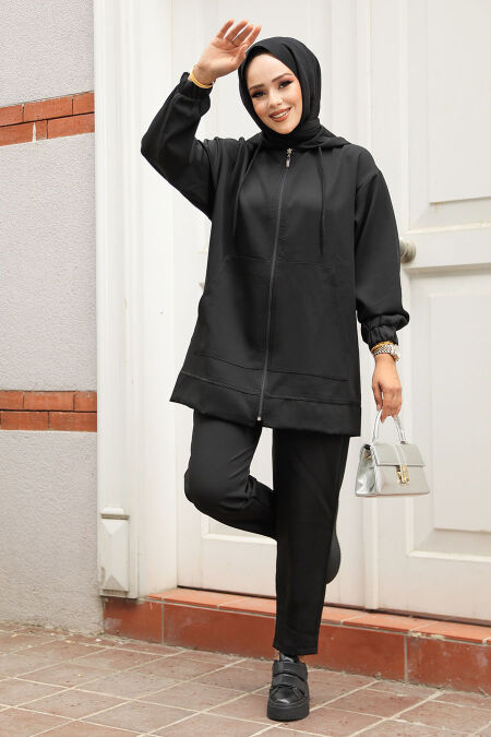 Modest Black Dual Suit 10400S - NEVA STYLE