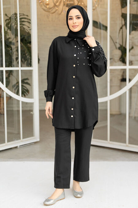 Modest Black Dual Suit 12461S - NEVA STYLE