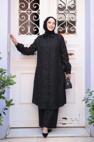 Modest Black Dual Suit 12981S - 2