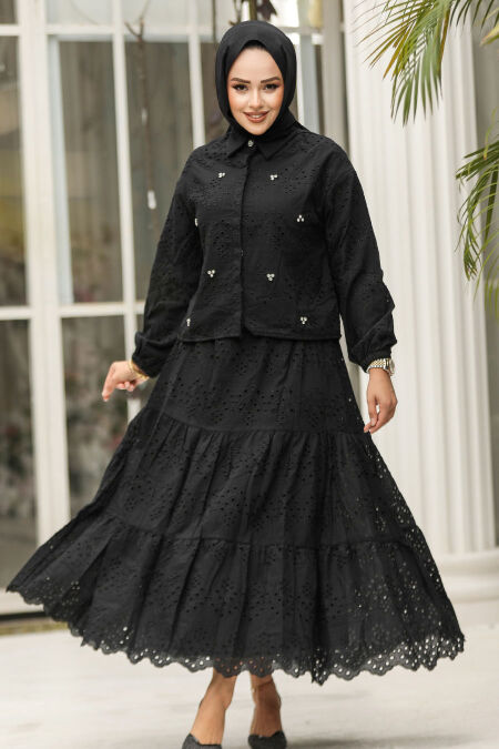 Modest Black Dual Suit 14271S - NEVA STYLE