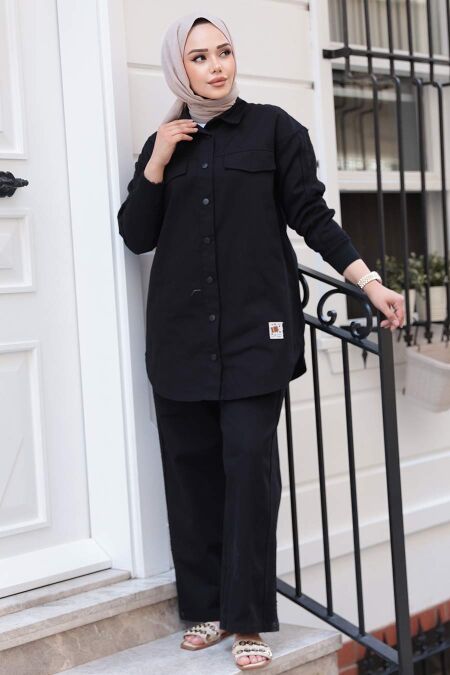 Modest Black Dual Suit 14272S - NEVA STYLE