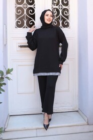 Modest Black Dual Suit 17412S - 2