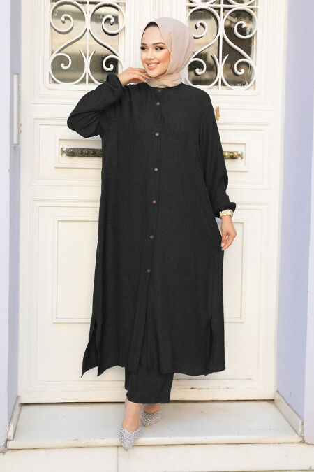 Modest Black Dual Suit 19017S - NEVA STYLE