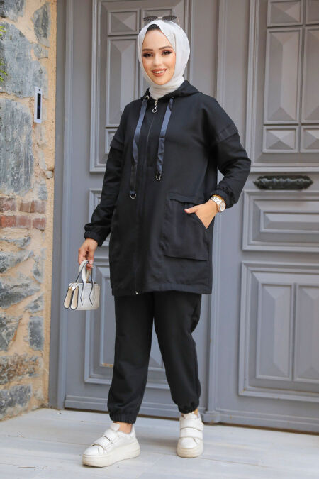 Modest Black Dual Suit 20072S - NEVA STYLE