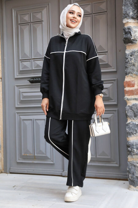 Modest Black Dual Suit 20105S - NEVA STYLE