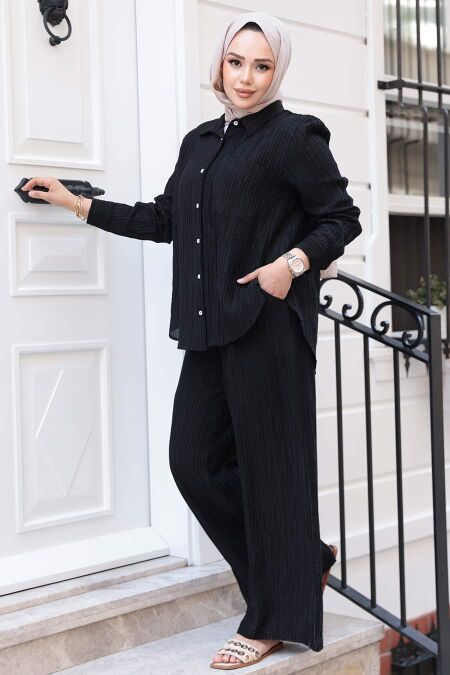 Modest Black Dual Suit 32336S - NEVA STYLE