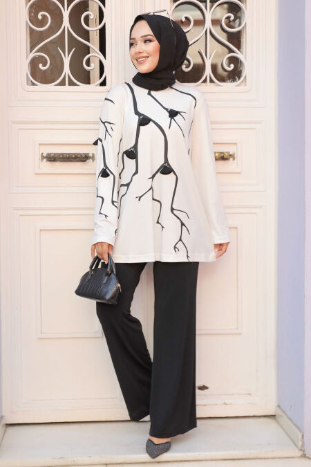 Modest Black Dual Suit 40225S - NEVA STYLE