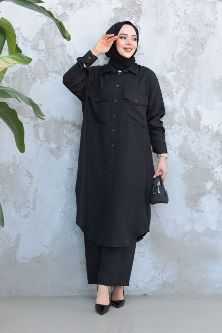 Modest Black Dual Suit 44661S - NEVA STYLE