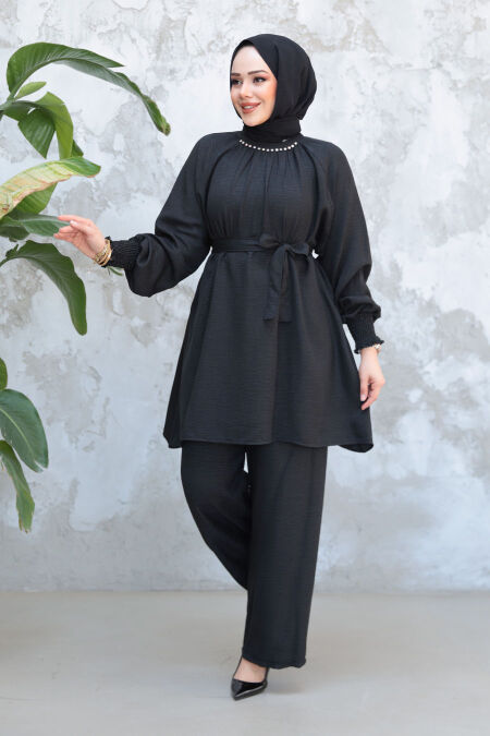 Modest Black Dual Suit 44691S - NEVA STYLE