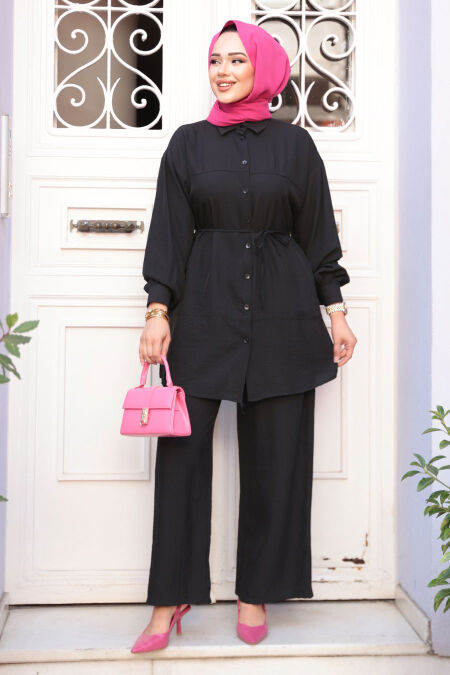 Modest Black Dual Suit 60341S - NEVA STYLE