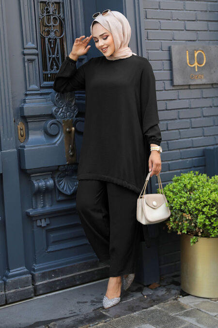 Modest Black Dual Suit 65876S - NEVA STYLE