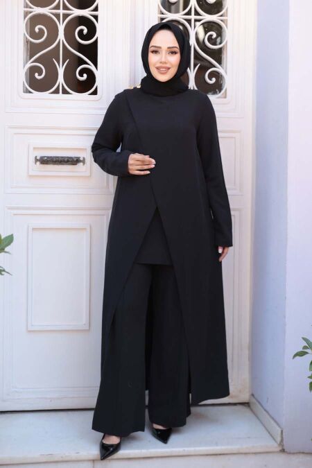 Modest Black Dual Suit 76471S - NEVA STYLE