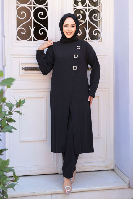 Modest Black Dual Suit 7675S - NEVA STYLE
