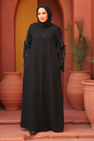 Modest Black Dubai Abaya 2634S - 2