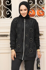 Modest Black Jacket 20003S - 1