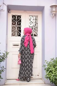 Modest Black Kimono Dual Suit 12888S - 4