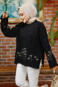 Modest Black Knitwear Jumper 103301S - 2