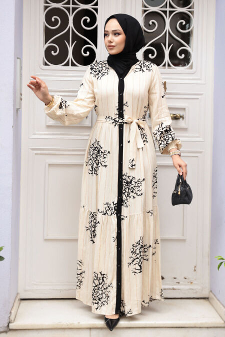 Modest Black Long Dress 23925S - NEVA STYLE