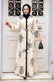 Modest Black Long Dress 23925S - 3