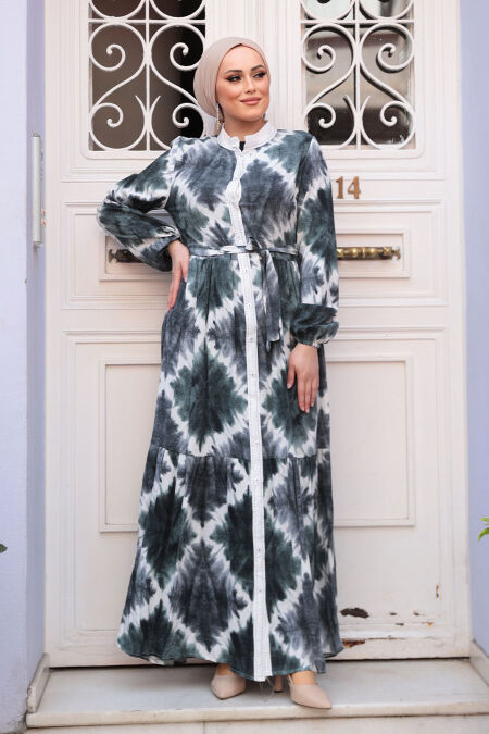 Modest Black Long Sleeve Dress 23922S - NEVA STYLE