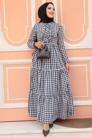 Modest Black Long Sleeve Dress 2702S - 2