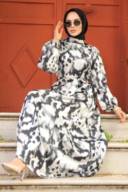 Modest Black Maxi Dress 23423S - 1