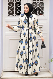 Modest Black Pastel Dress 23926S - 1