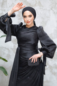 Modest Black Prom Dress 48491S - 2