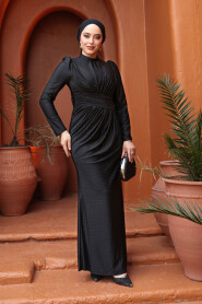 Modest Black Prom Dress 50061S 