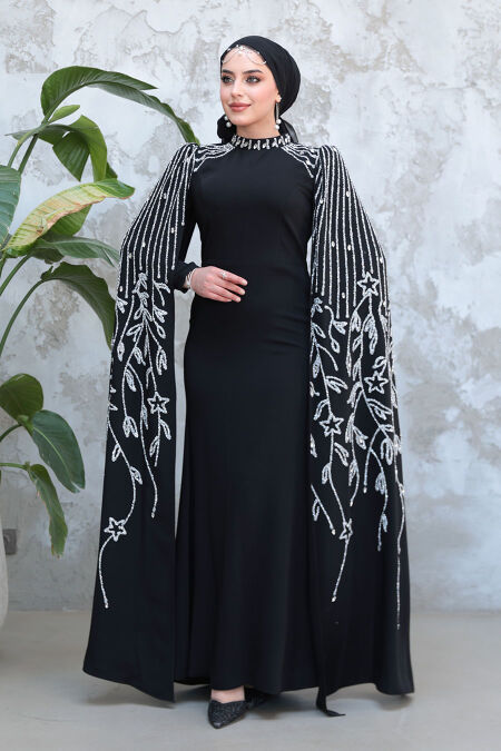 Modest Black Prom Dress 51681S - NEVA STYLE