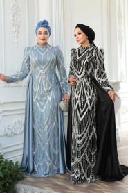 Modest Black Prom Dress 51923S - 6