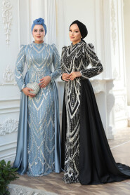 Modest Black Prom Dress 51923S - 7