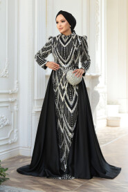 Modest Black Prom Dress 51923S - 2