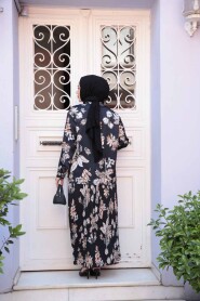 Modest Black Skirted Dual Suit 13028S - 3