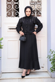 Modest Black Skirted Dual Suit 44741S - 3