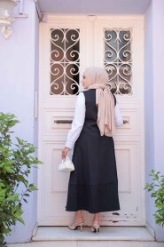 Modest Black Skirted Dual Suit 75471S - 4