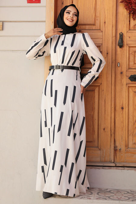 Modest Black Summer Dress 4645S - NEVA STYLE