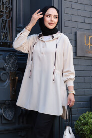 Modest Black Top 10666BEJ - 1