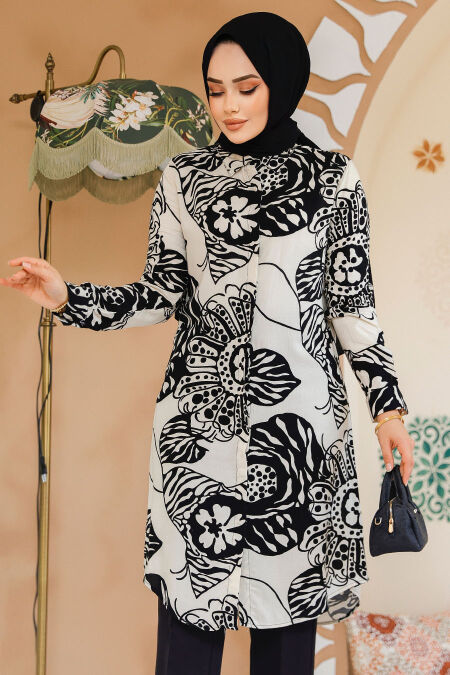 Modest Black Top 11712S - NEVA STYLE