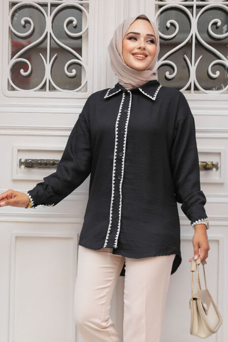 Modest Black Top 11991S - NEVA STYLE